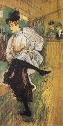 Henri de toulouse-lautrec Jan Avril Dancing oil on canvas